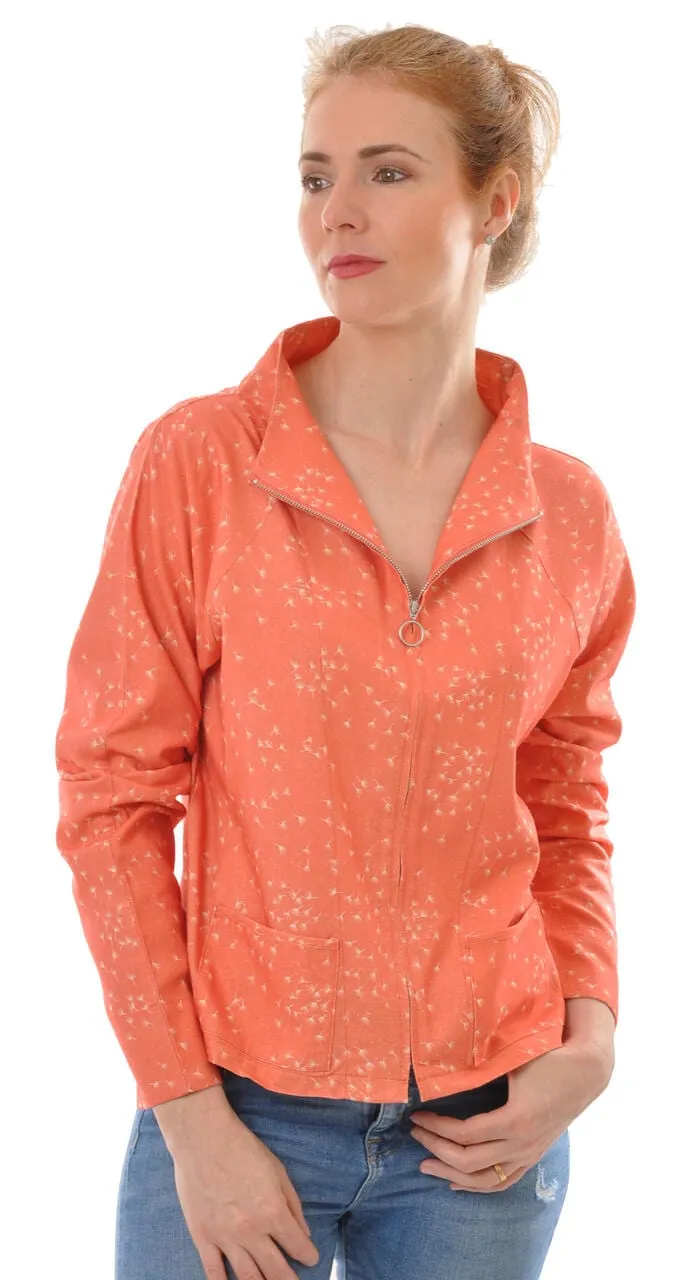 055273 Jacke D122 100% Bouretteseide web B