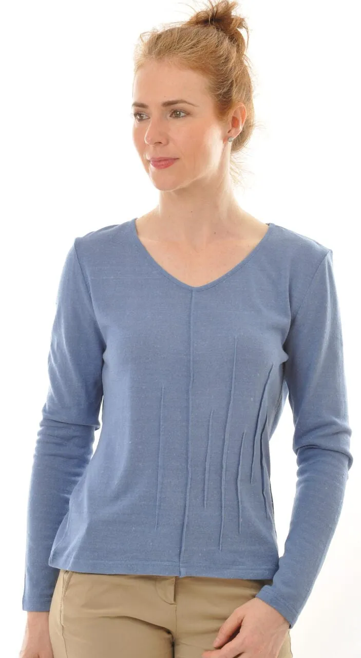 225290 LA Shirt Col 53 70% Seide-30% Ramie