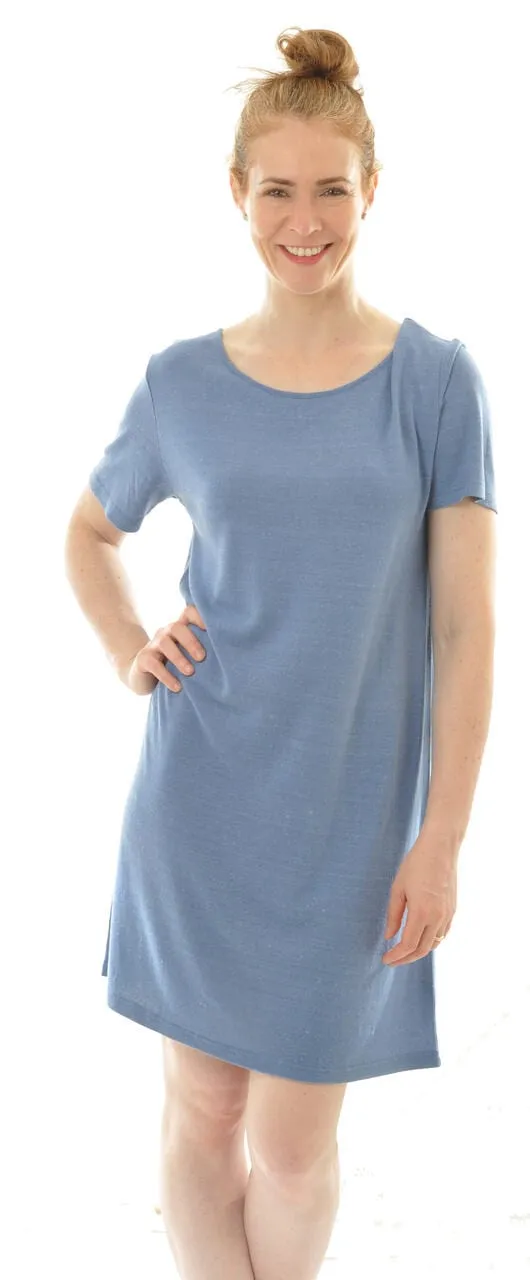 225293 Kleid Col 53 70% Seide-30% Ramie