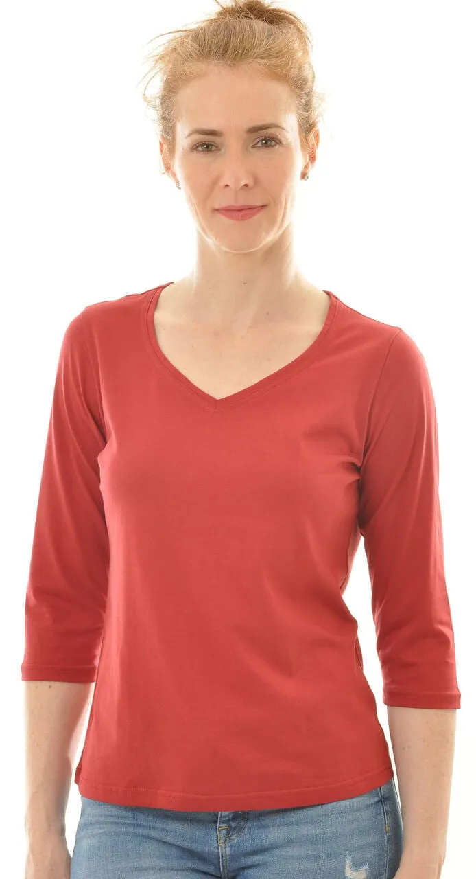 325306 V Shirt Col 13 100% BioCotton Jersey