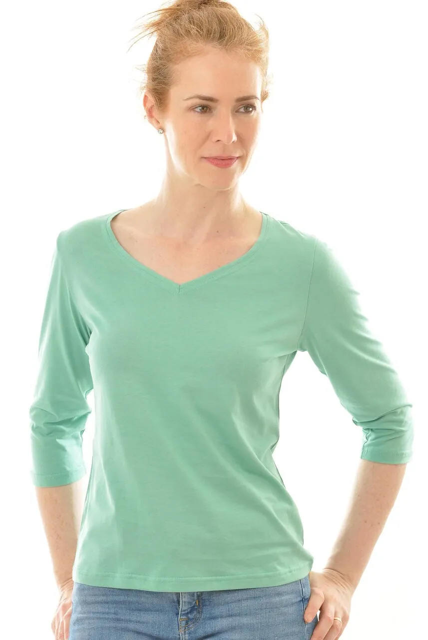 325306 V Shirt Col 42 100% BioCotton Jersey