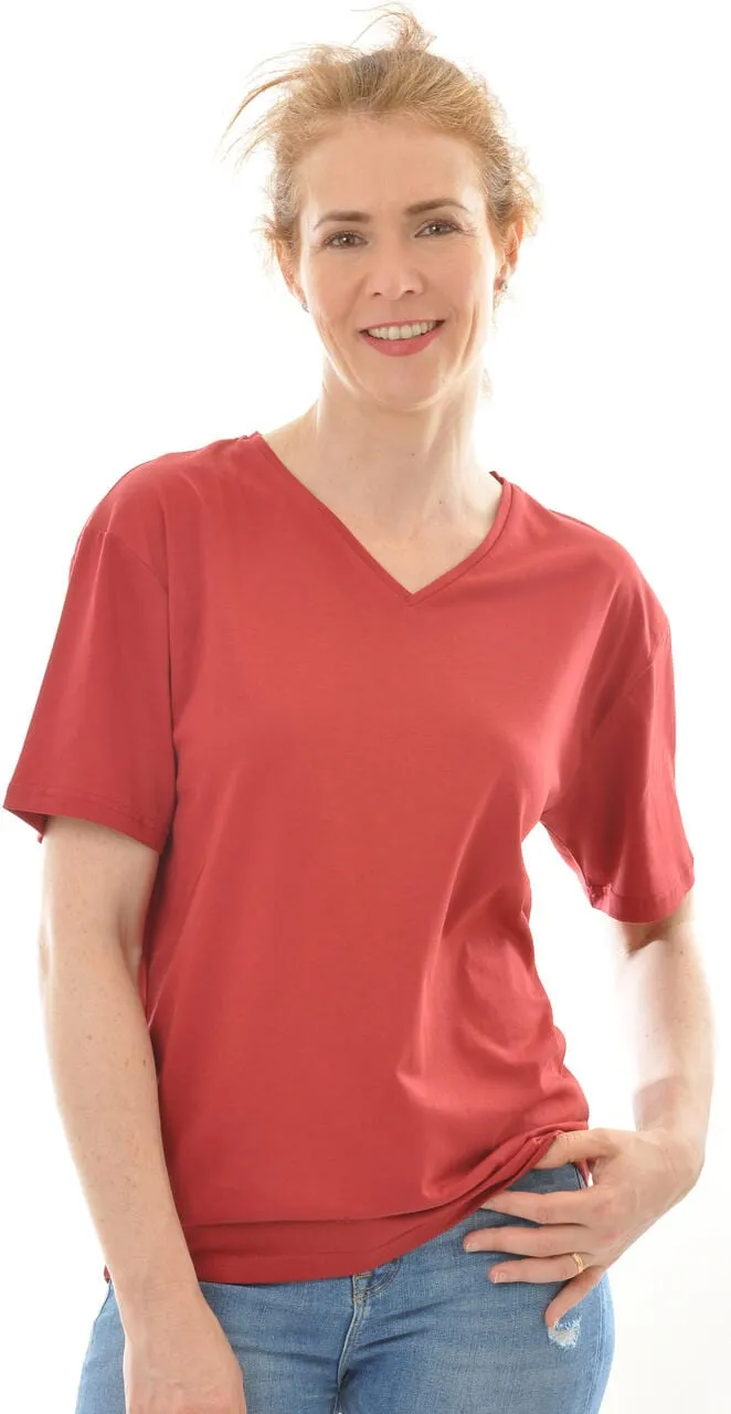 325313 V Shirt Col 13 100% BioCotton Jersey