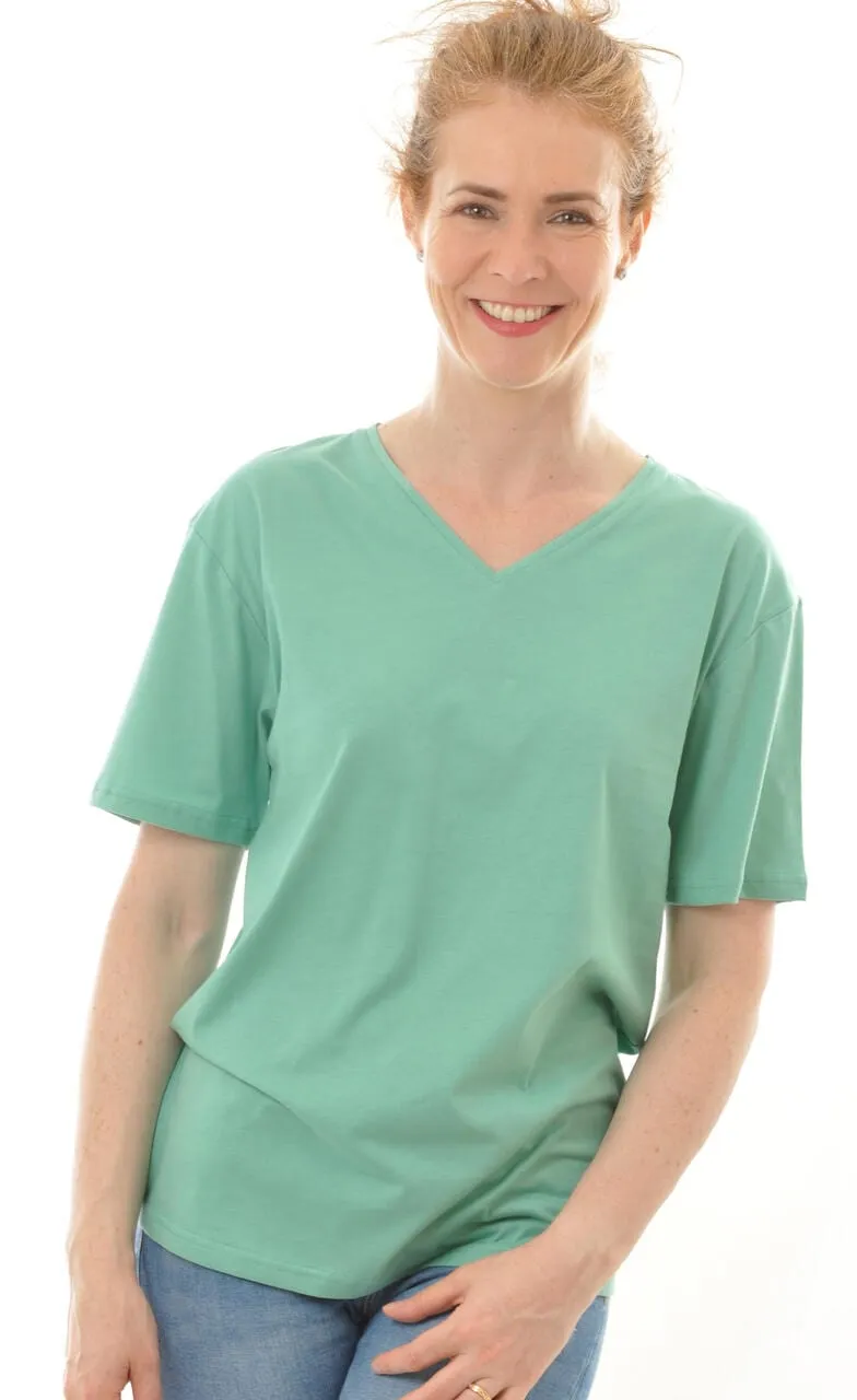 325313 V Shirt Col 42 100% BioCotton Jersey